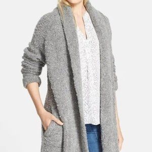 Joie Shawl Collar Cardigan Acrylic/Wool Mix Gray M